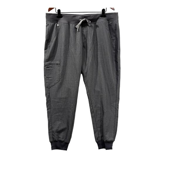 Figs Size XXL Scrub Pants Zamora Jogger Graphite Gray Slim Fit Stretch Waist - Picture 1 of 12